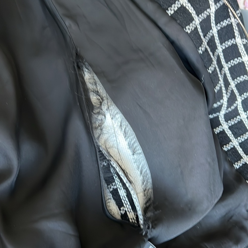 Sanctuary City Topper Windowpane ZIP Up coat - Picture 10 of 10